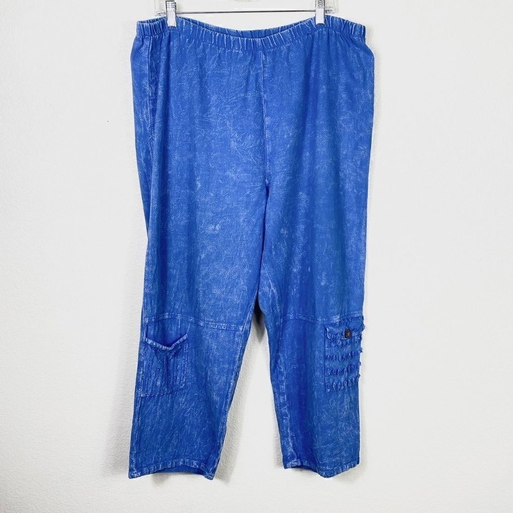 Vintage Produce Company Blue Wash Boho Pants